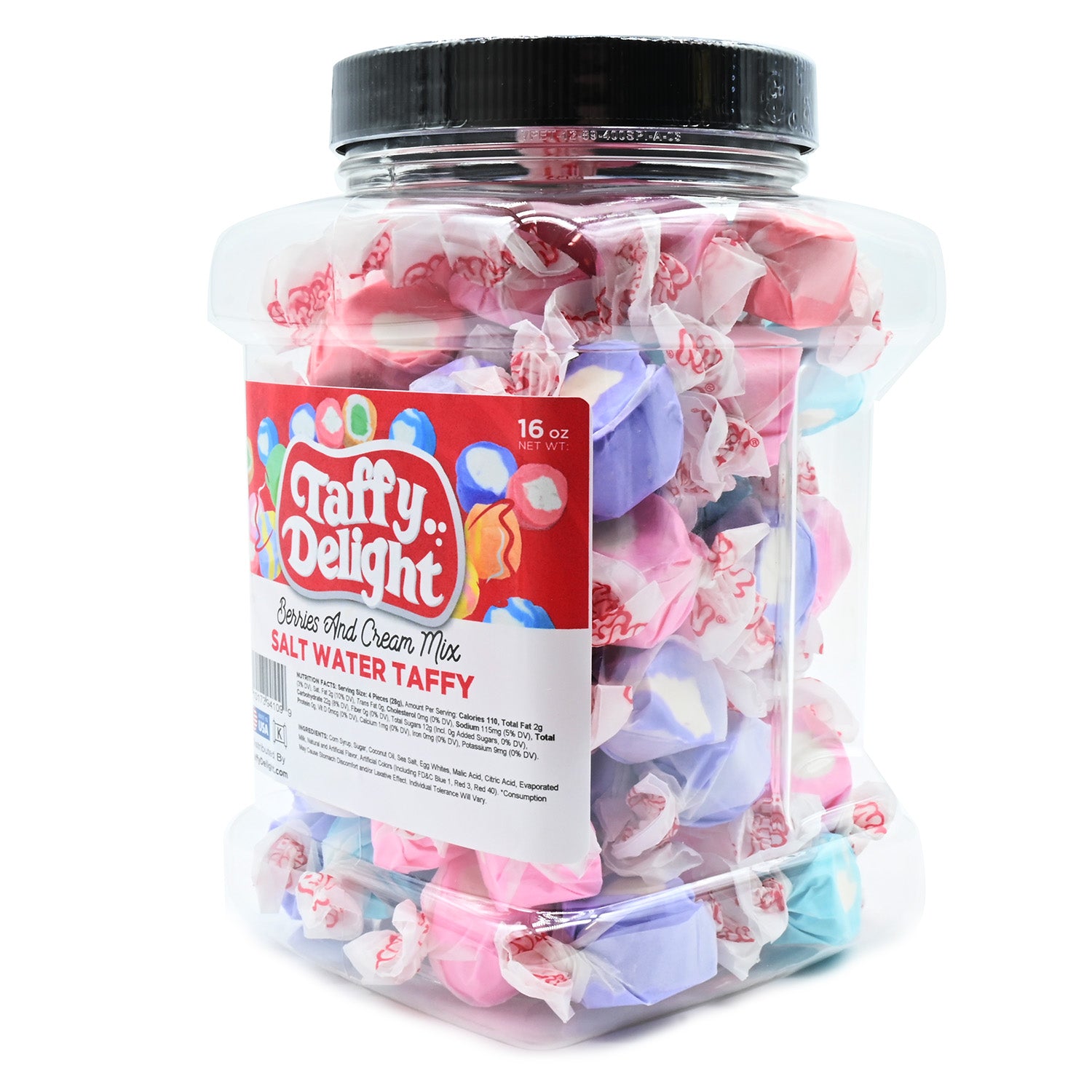 Taffy Delight Berries and Cream Mix Salt Water Taffy