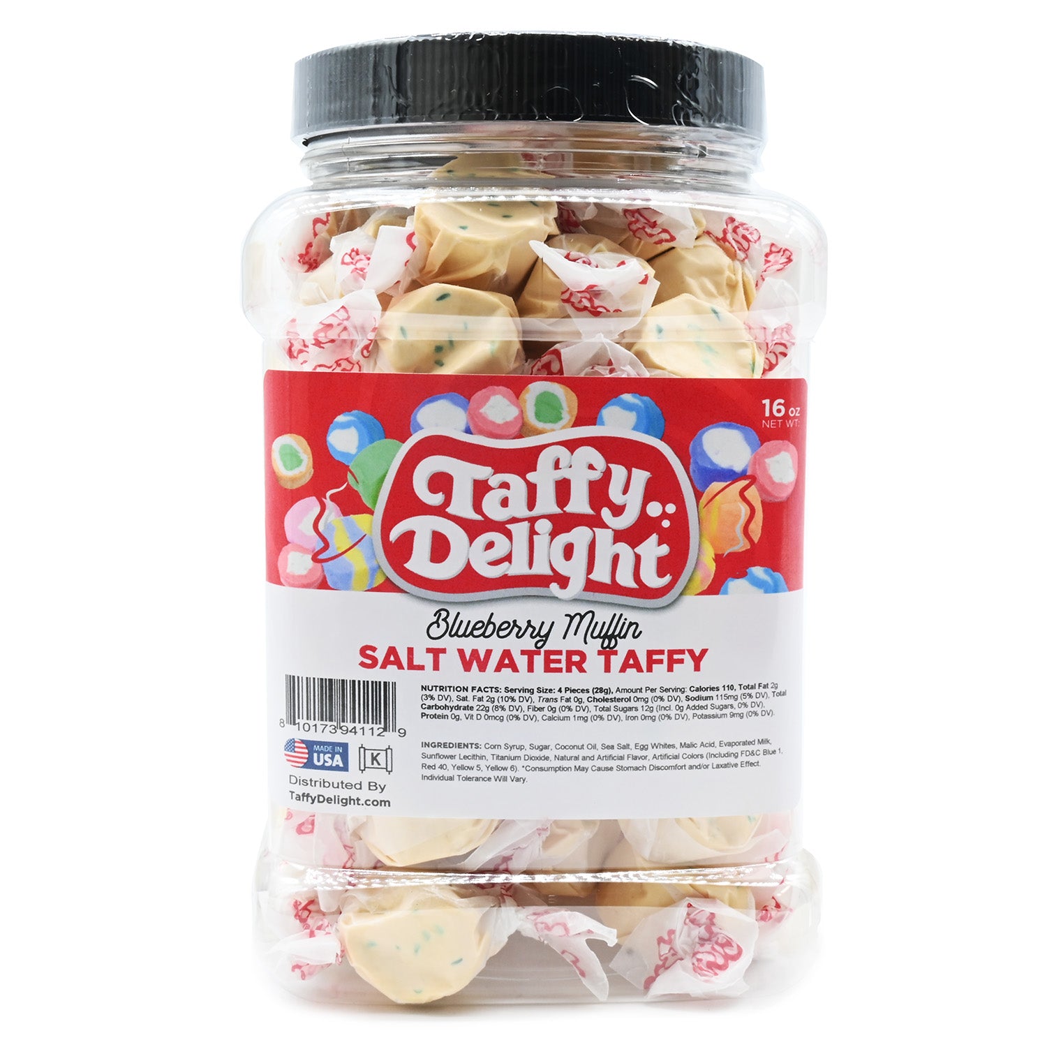 Taffy Delight Blueberry Muffin Salt Water Taffy