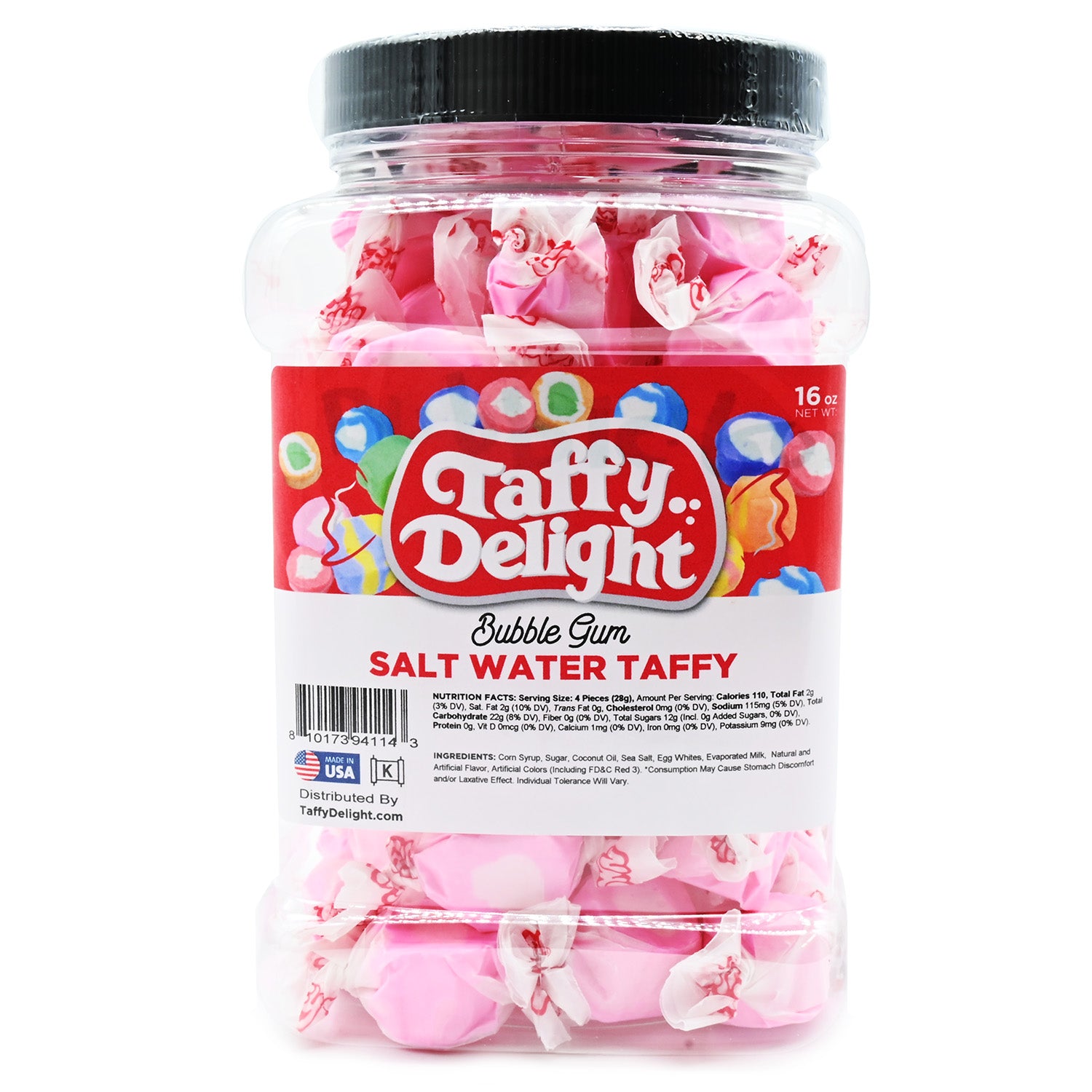 Taffy Delight Bubble Gum Salt Water Taffy