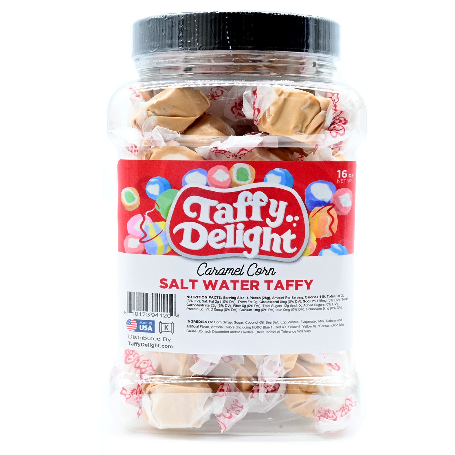 Taffy Delight Caramel Corn Salt Water Taffy