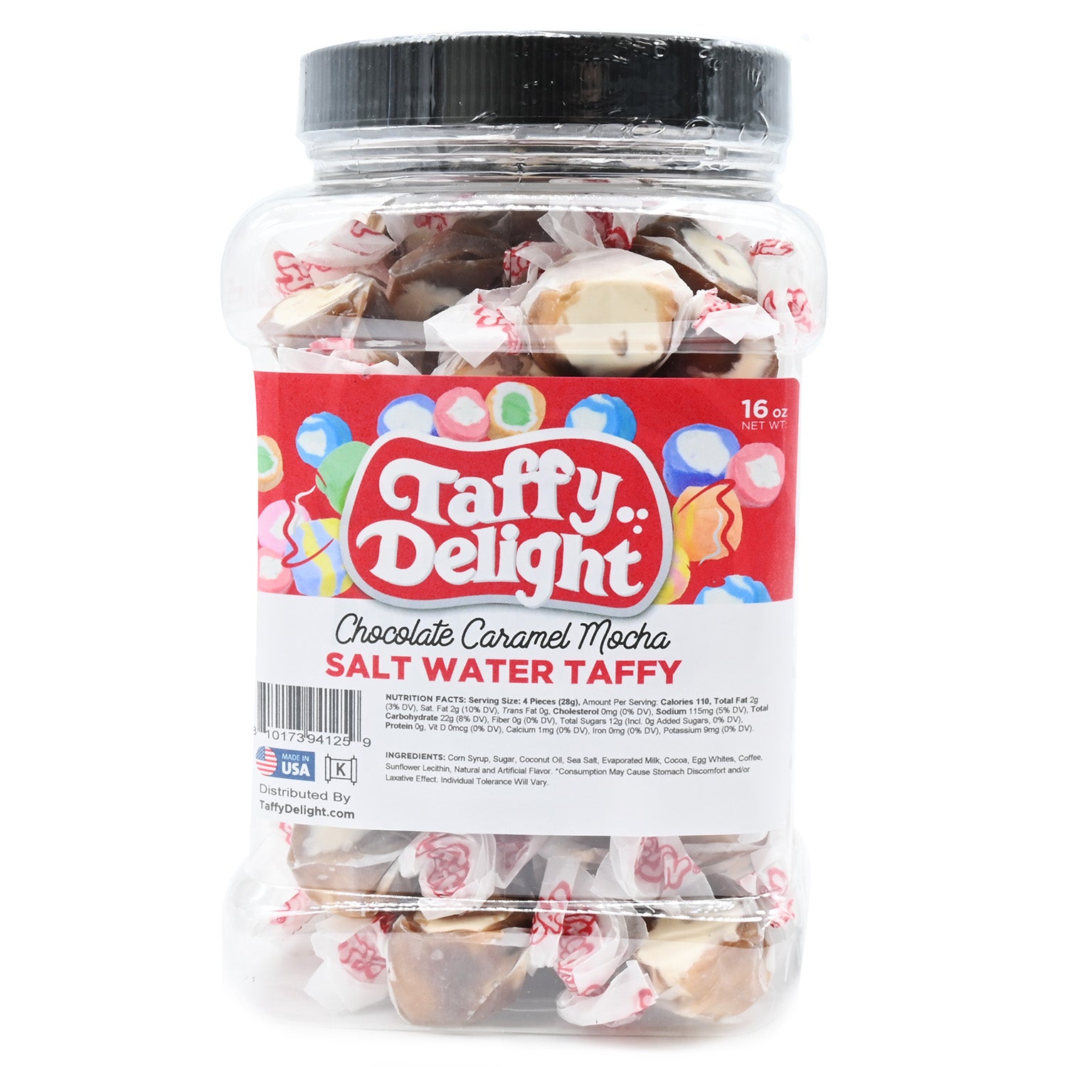 Taffy Delight Chocolate Caramel Mocha Salt Water Taffy