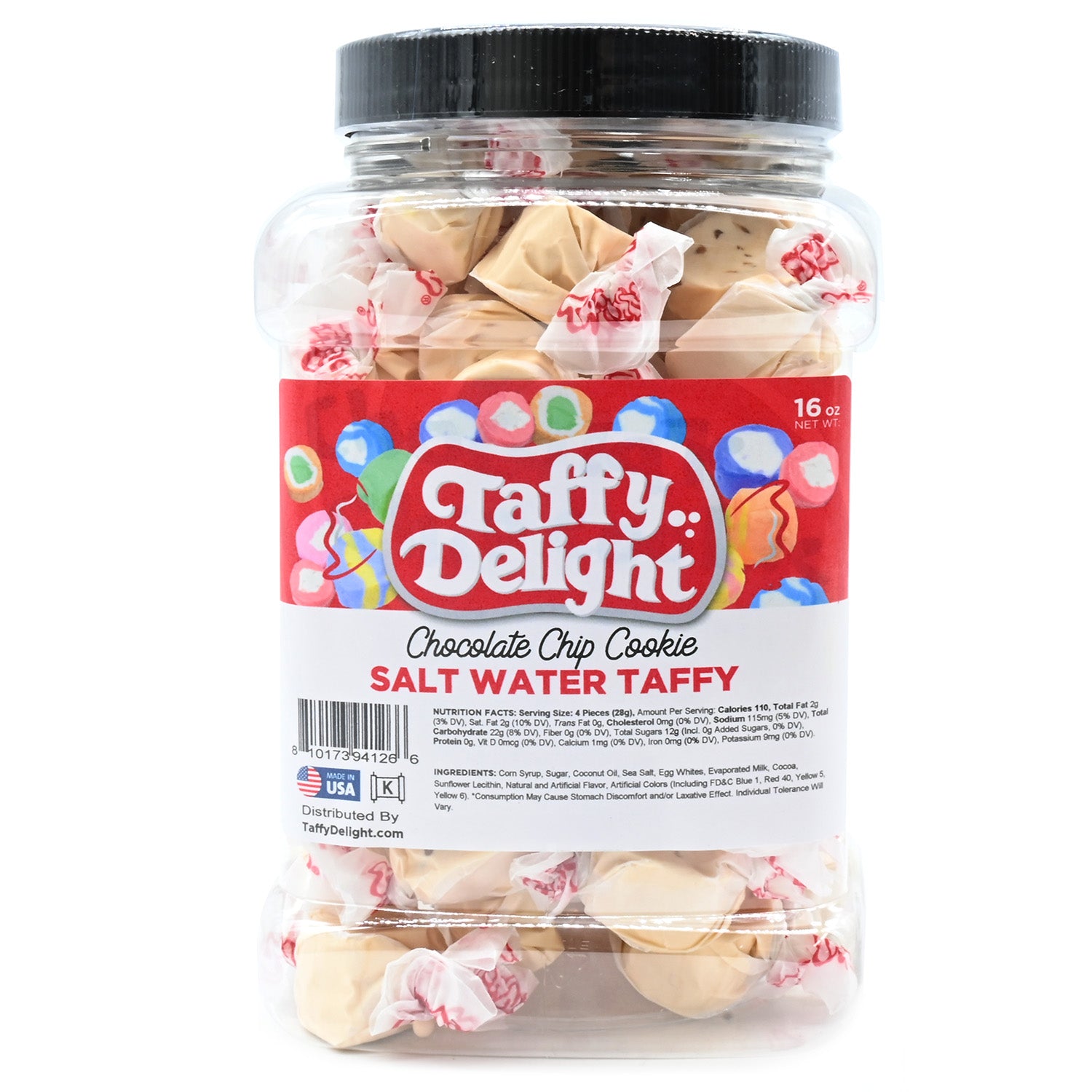 Taffy Delight Chocolate Chip Cookie Salt Water Taffy