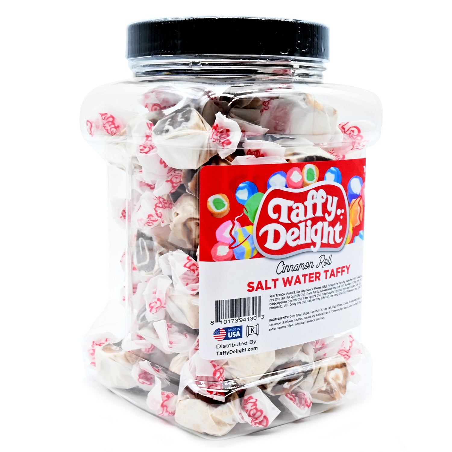 Taffy Delight Cinnamon Roll Salt Water Taffy