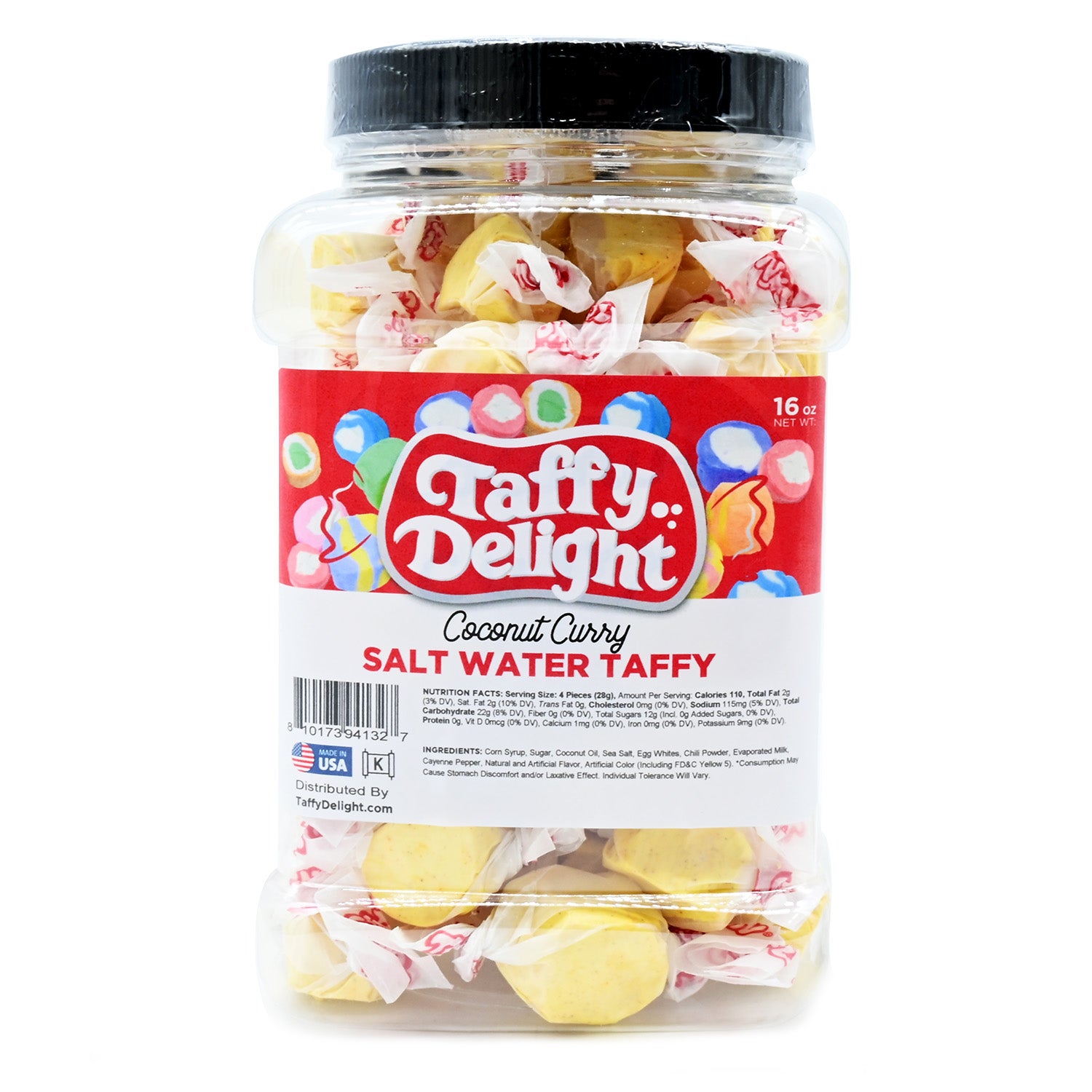 Taffy Delight Coconut Curry Salt Water Taffy