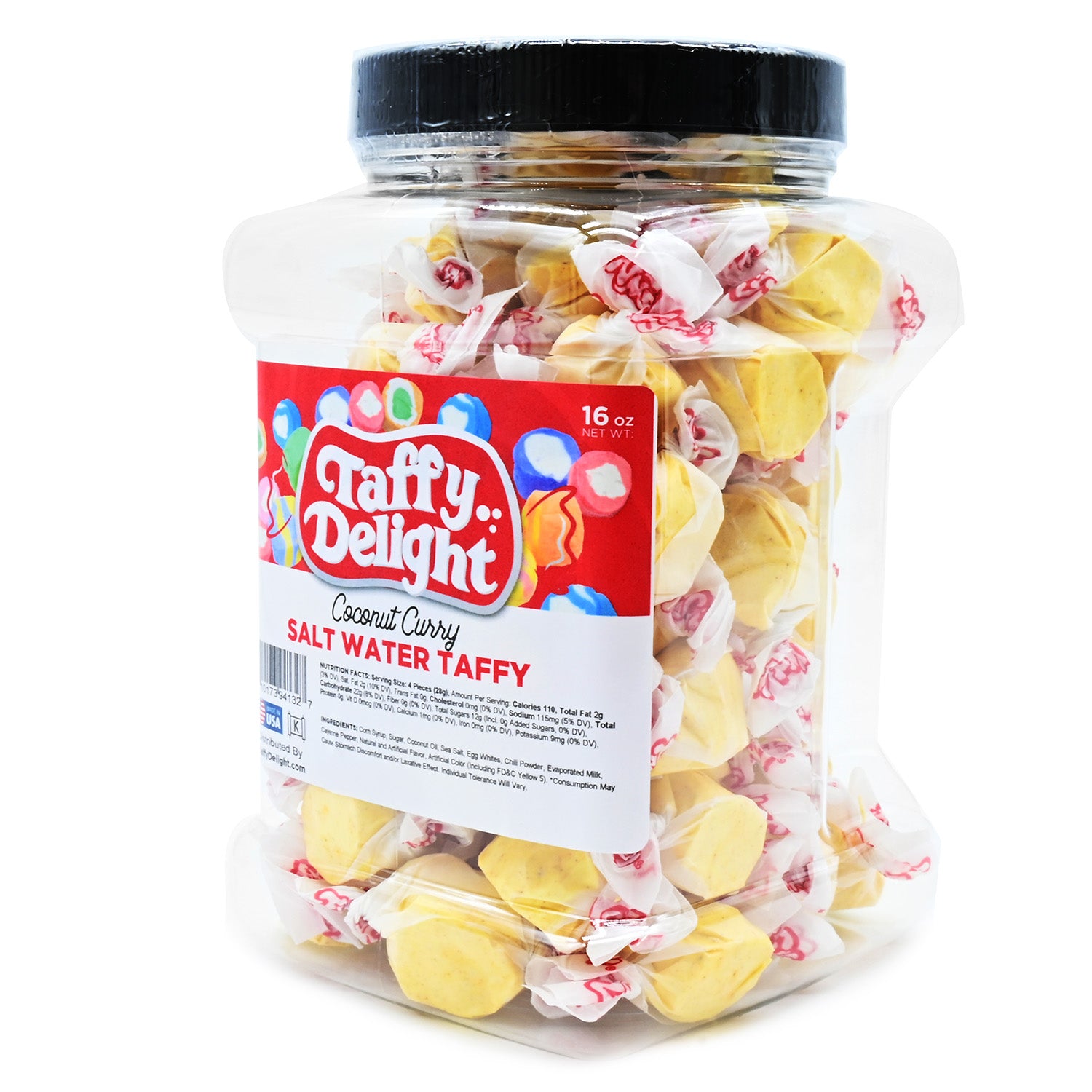 Taffy Delight Coconut Curry Salt Water Taffy