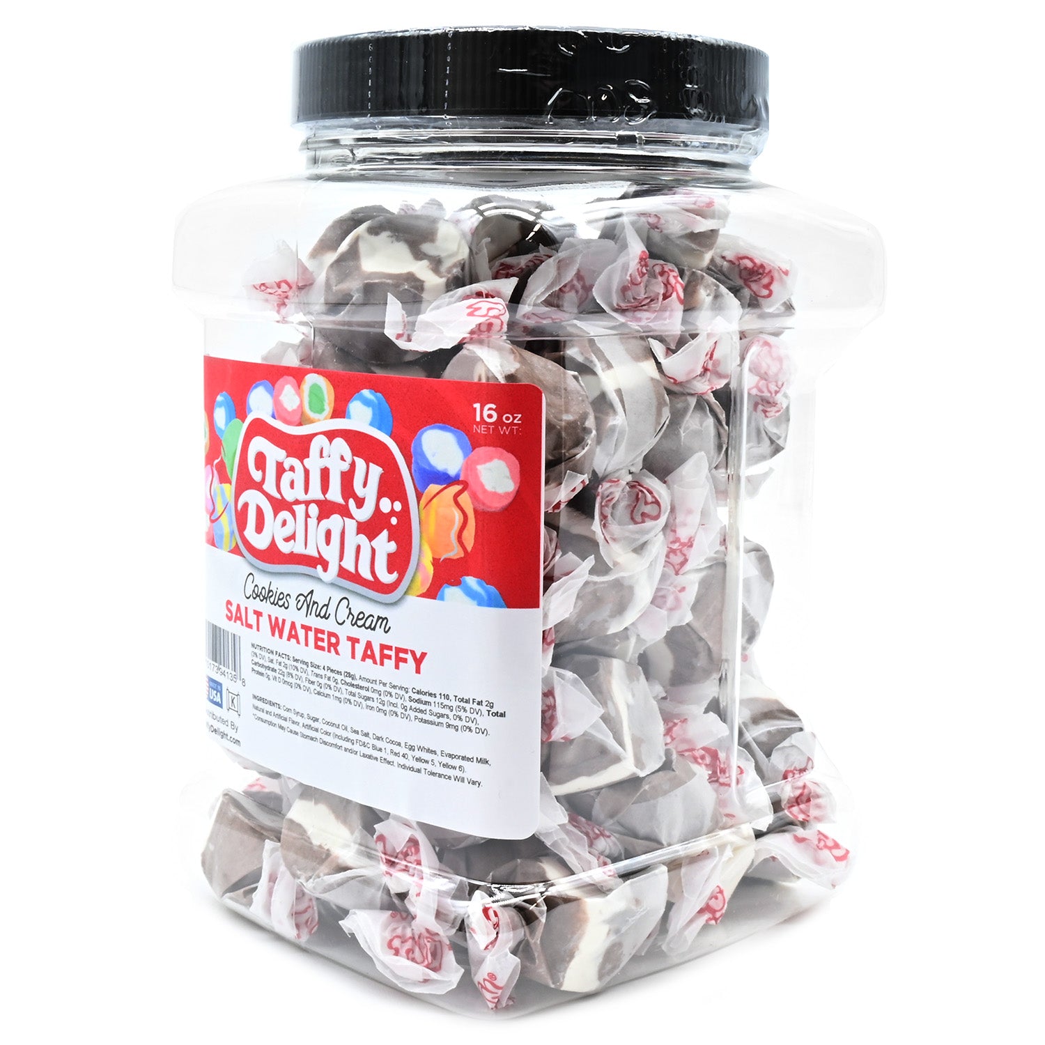 Taffy Delight Cookies and Cream Salt Water Taffy