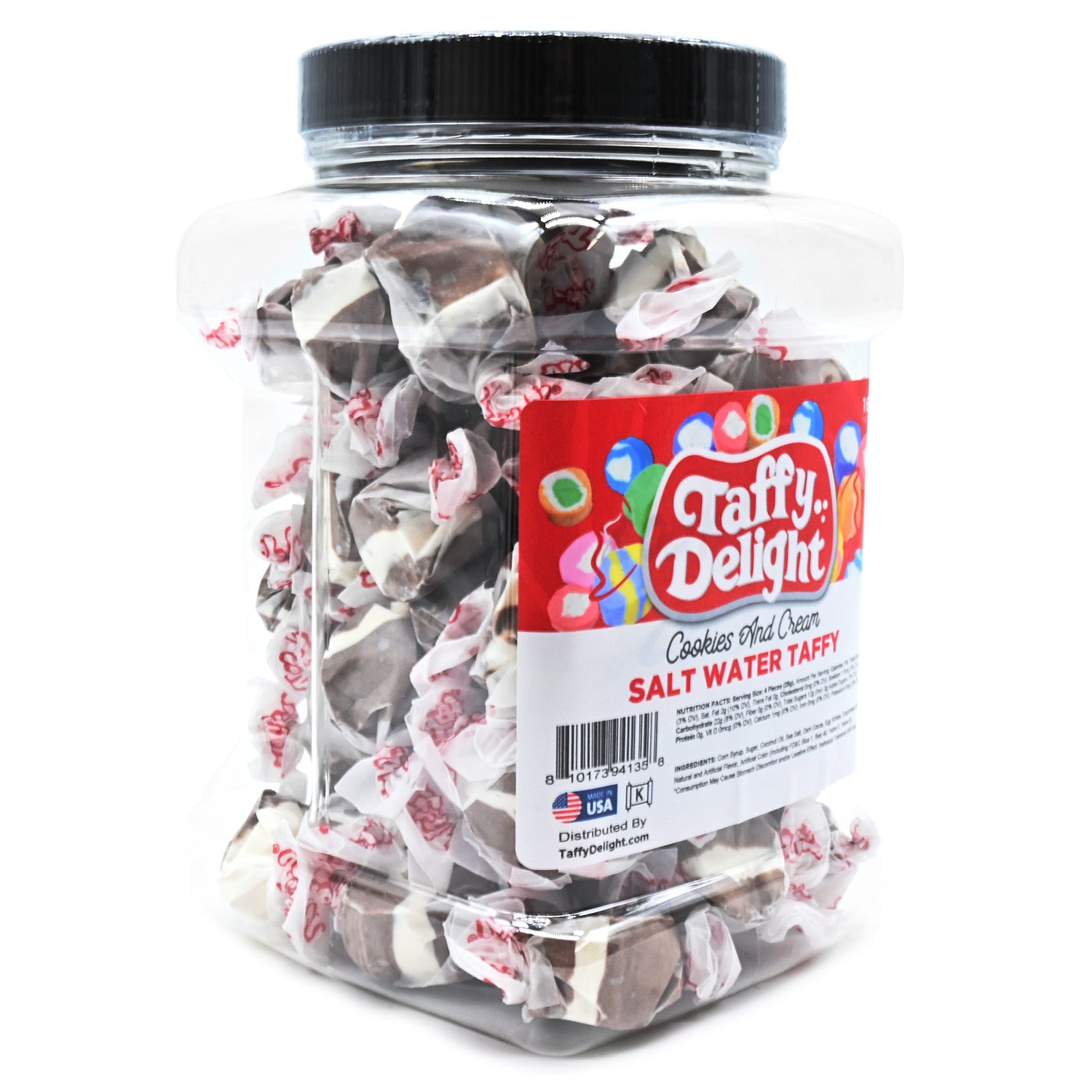 Taffy Delight Cookies and Cream Salt Water Taffy