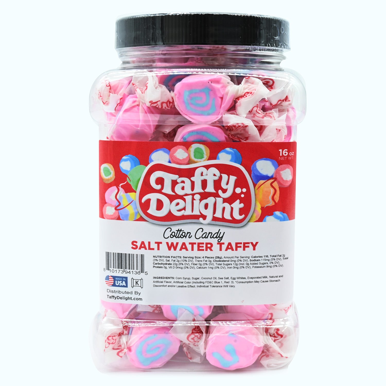 Taffy Delight Cotton Candy Salt Water Taffy