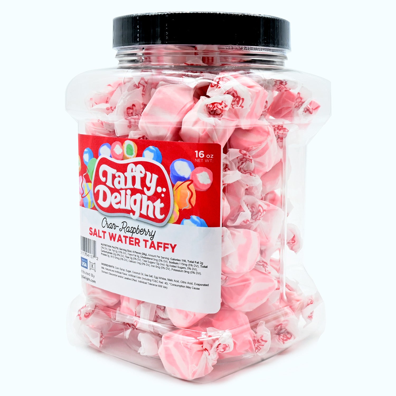 Taffy Delight Cran-Raspberry Salt Water Taffy