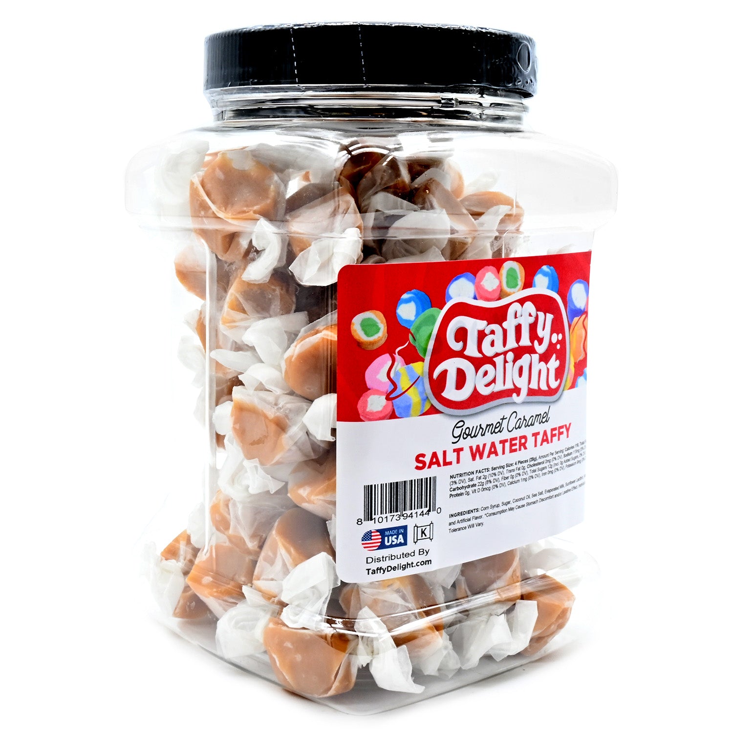 Taffy Delight Gourmet Caramel Salt Water Taffy