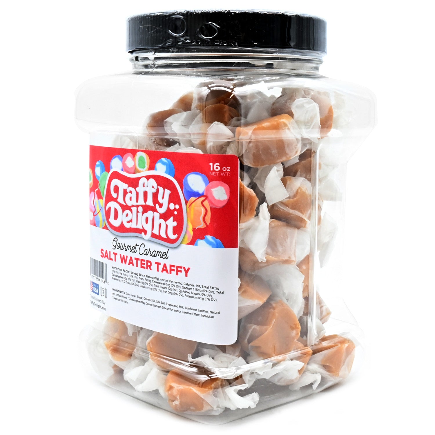 Taffy Delight Gourmet Caramel Salt Water Taffy