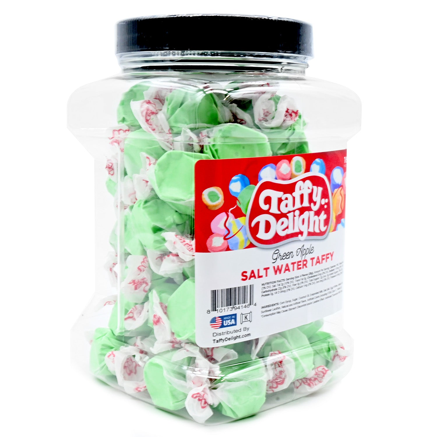 Taffy Delight Green Apple Salt Water Taffy