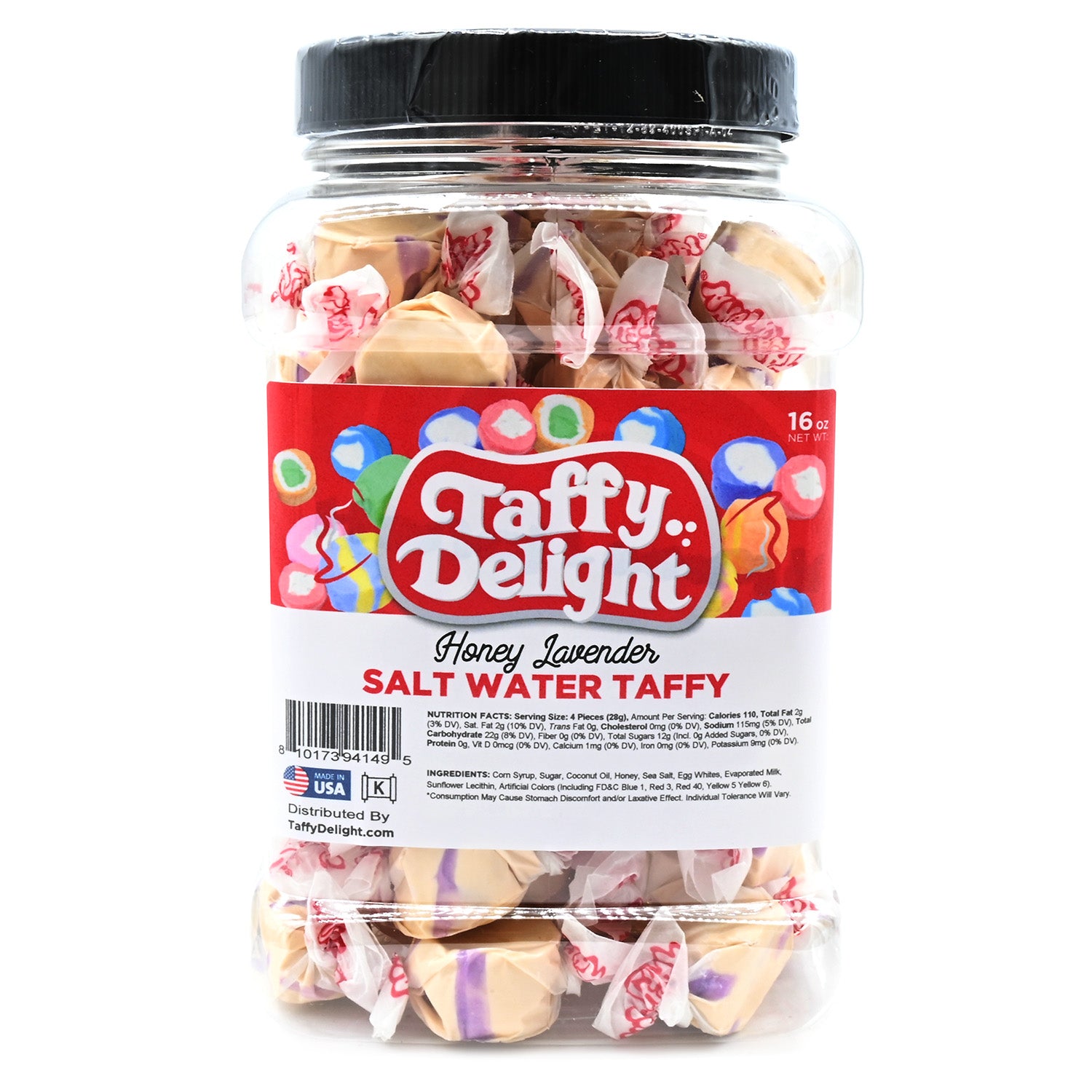 Taffy Delight Honey Lavender Salt Water Taffy