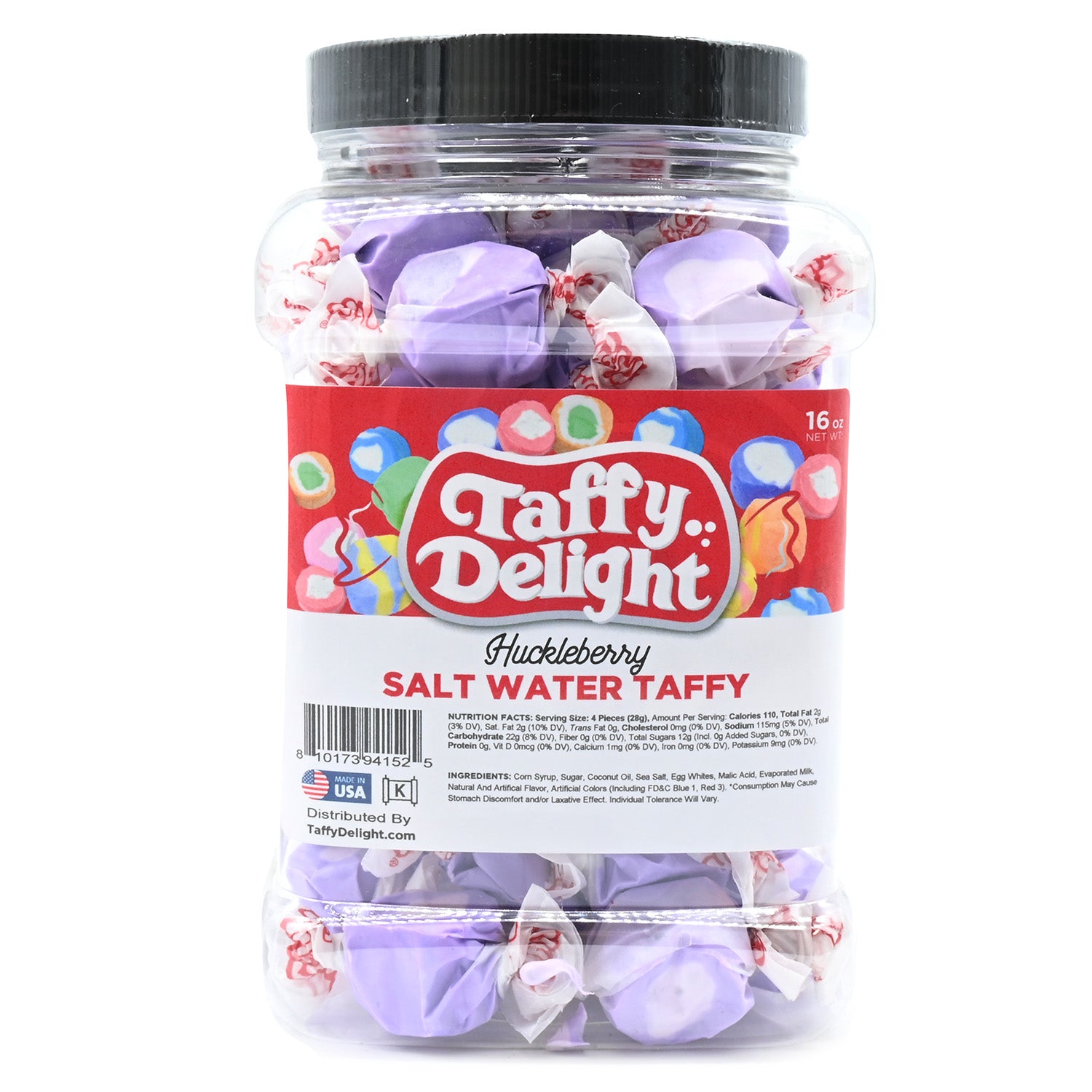 Taffy Delight Huckleberry Salt Water Taffy