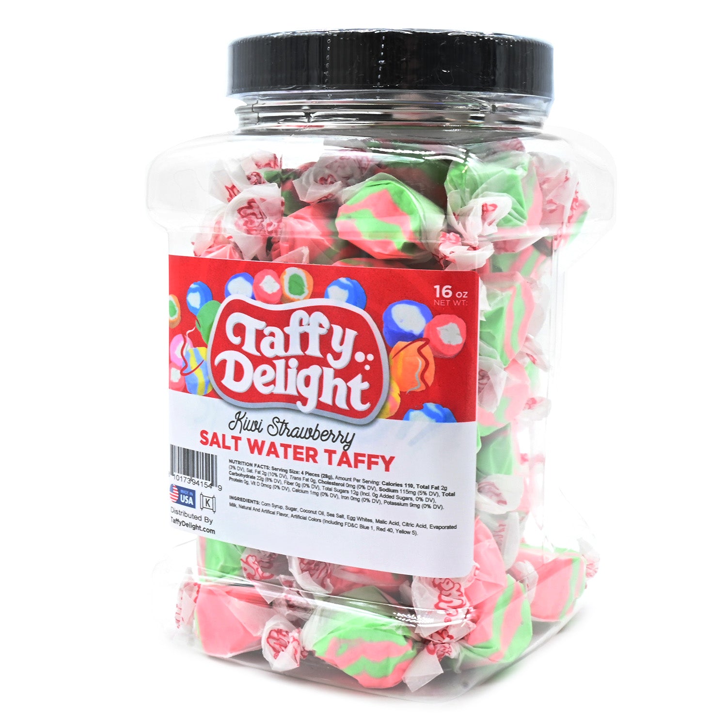 Taffy Delight Kiwi Strawberry Salt Water Taffy