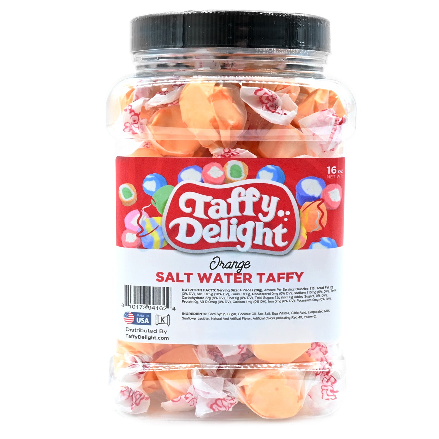 Taffy Delight Orange Salt Water Taffy