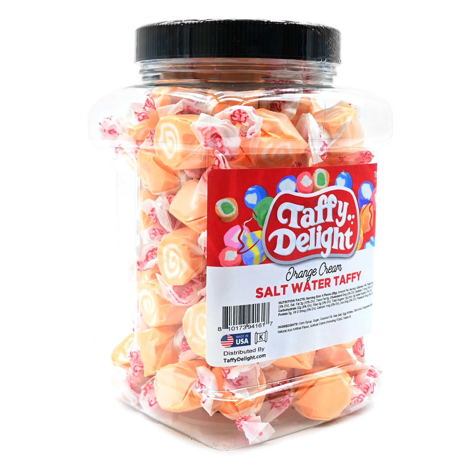 Taffy Delight Orange Cream Salt Water Taffy