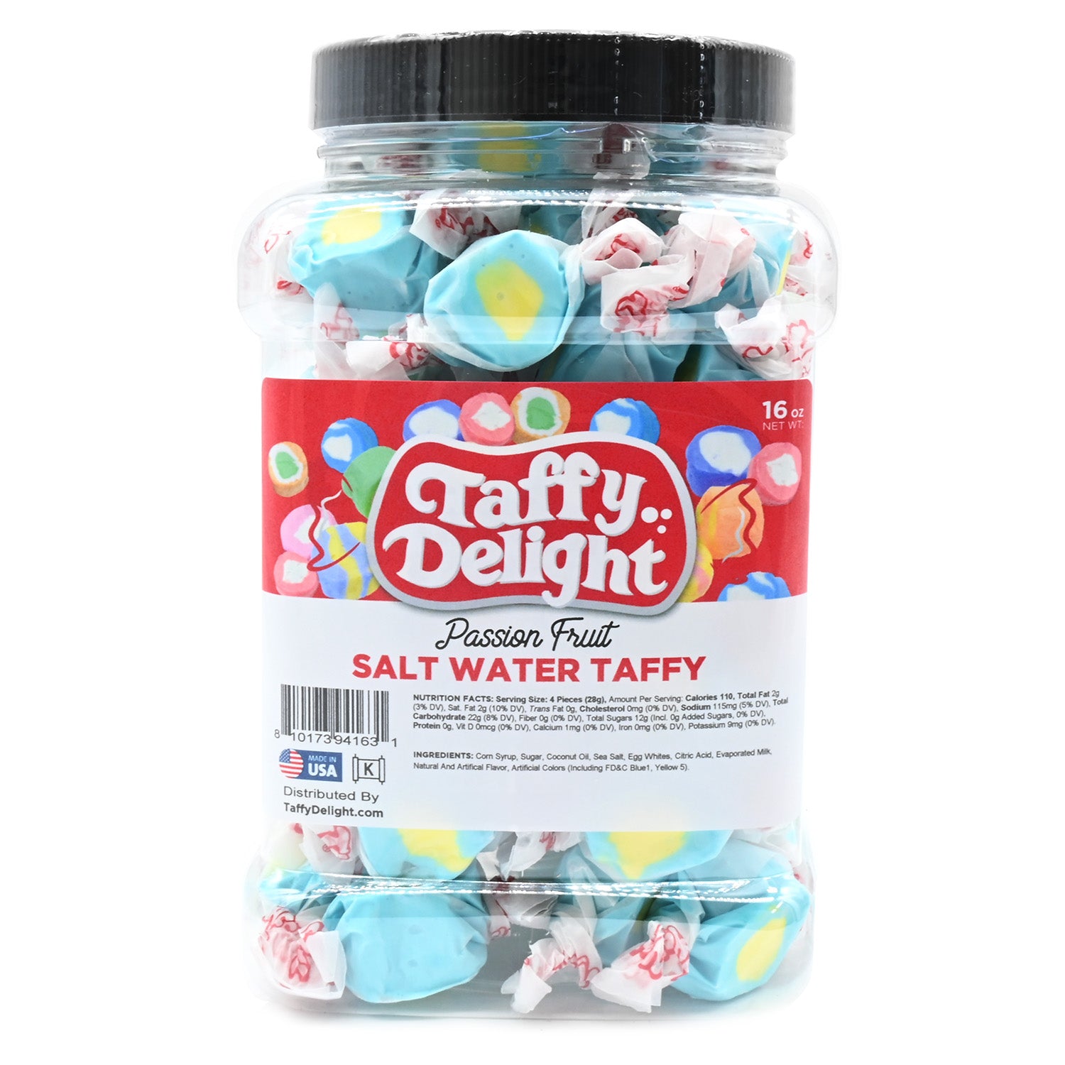 Taffy Delight Passion Fruit Salt Water Taffy