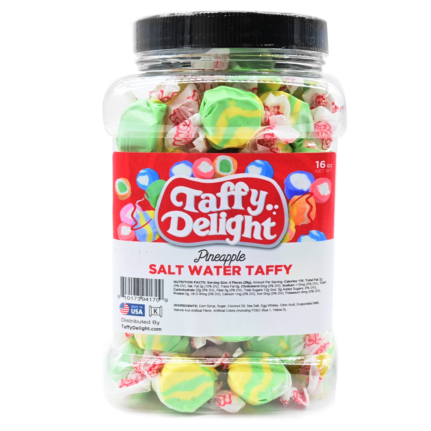 Taffy Delight Pineapple Salt Water Taffy