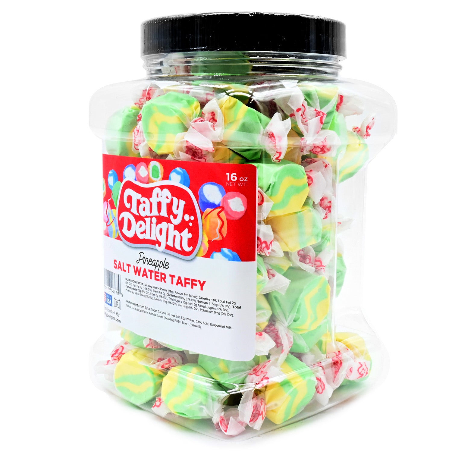 Taffy Delight Pineapple Salt Water Taffy