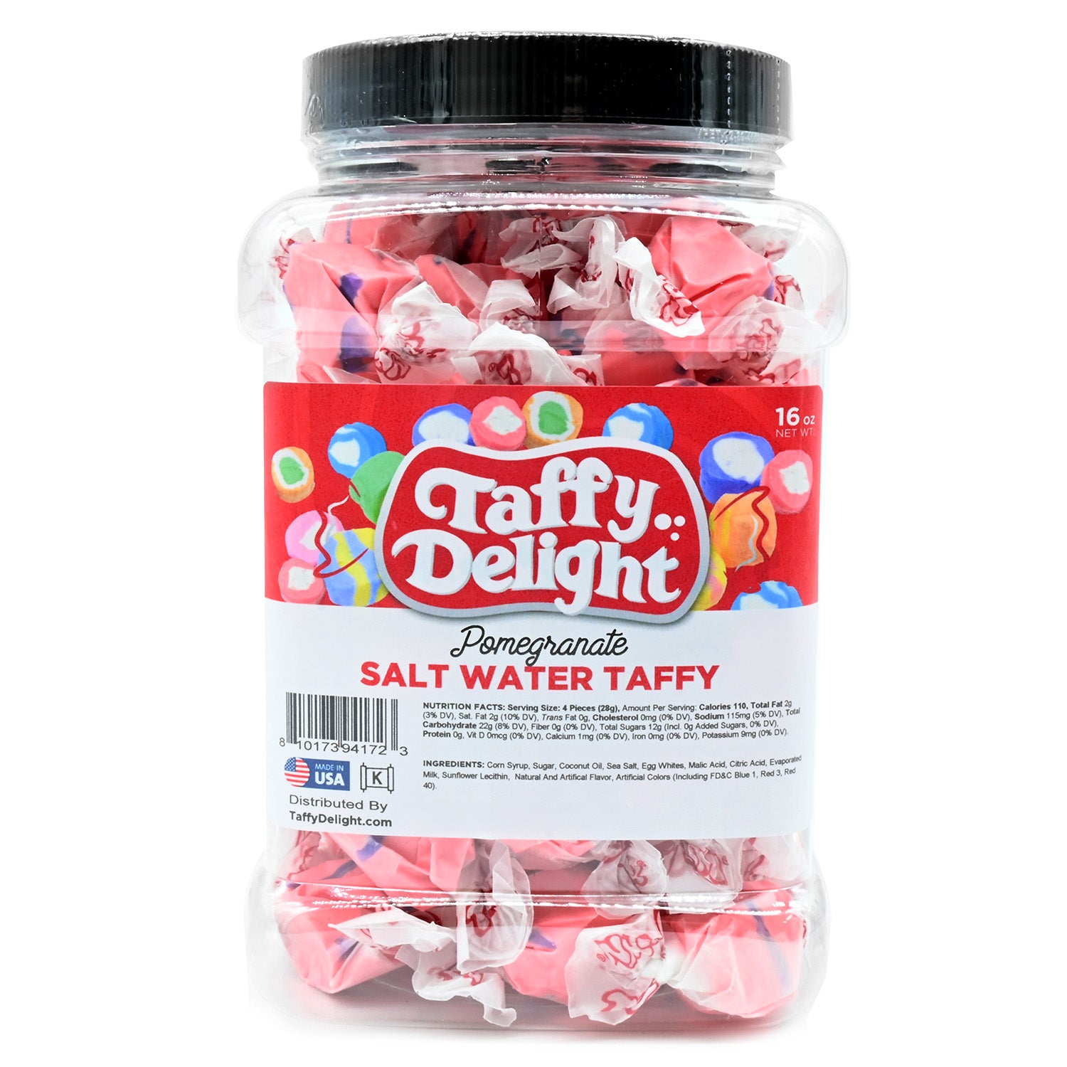 Taffy Delight Pomegranate Salt Water Taffy