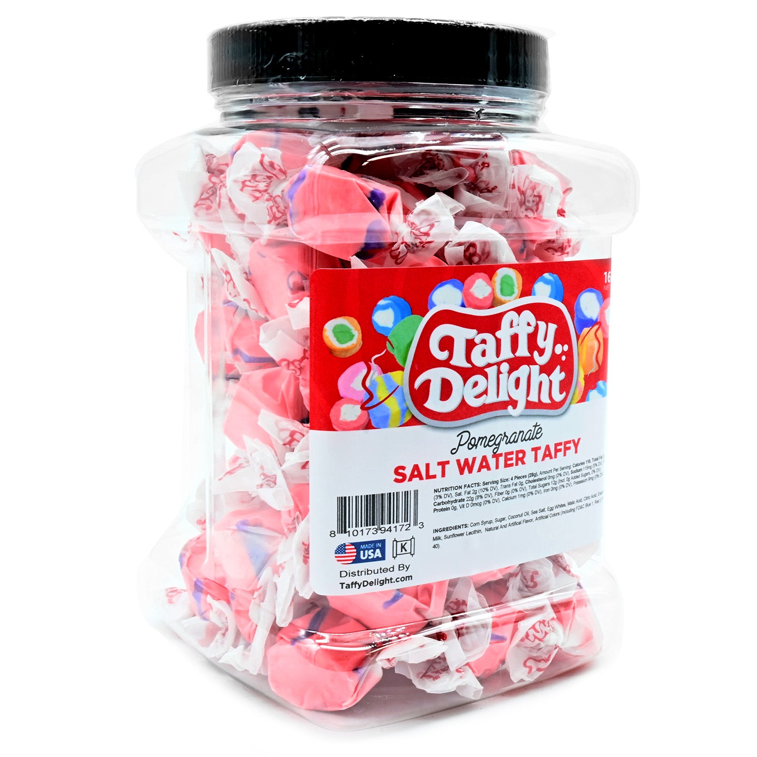 Taffy Delight Pomegranate Salt Water Taffy