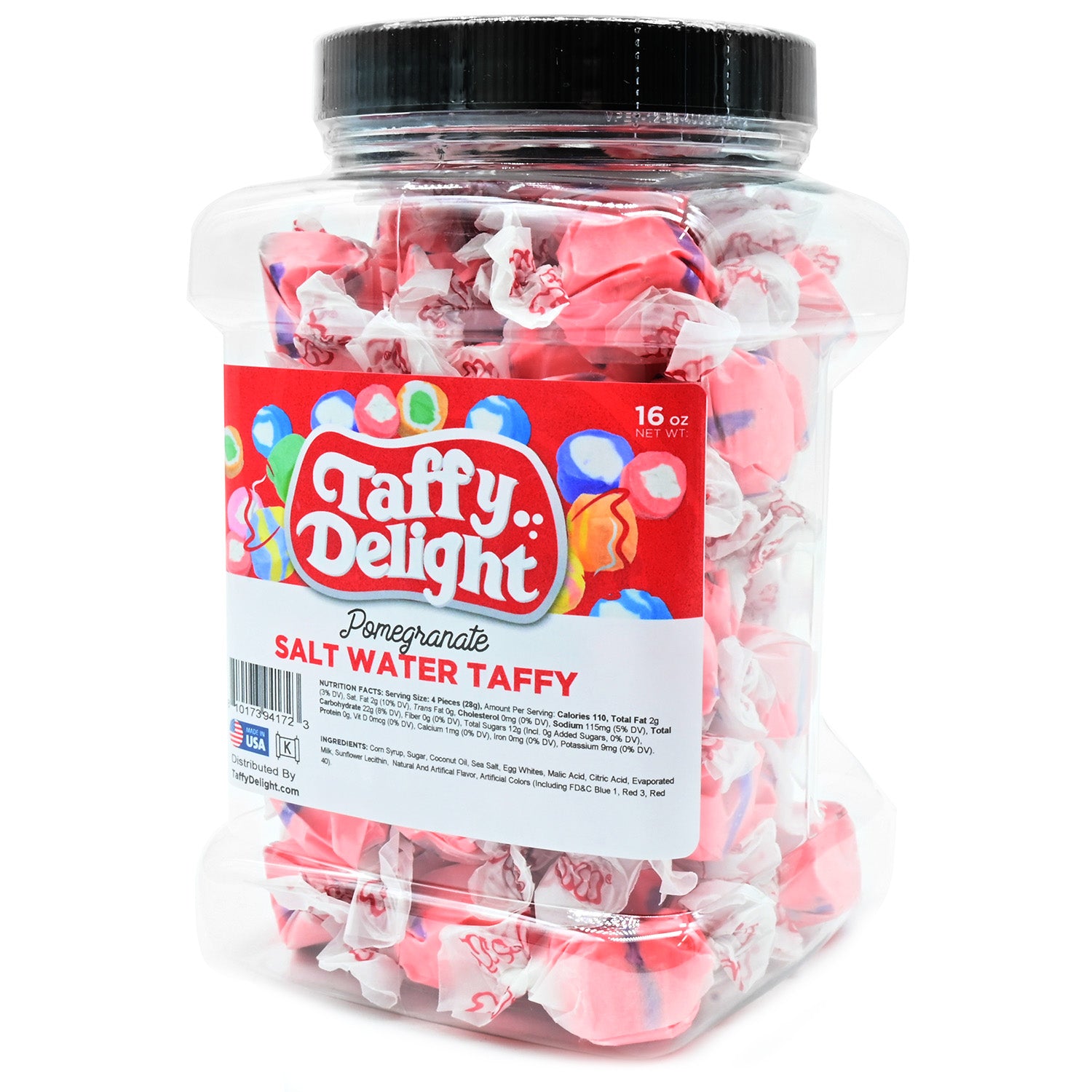 Taffy Delight Pomegranate Salt Water Taffy