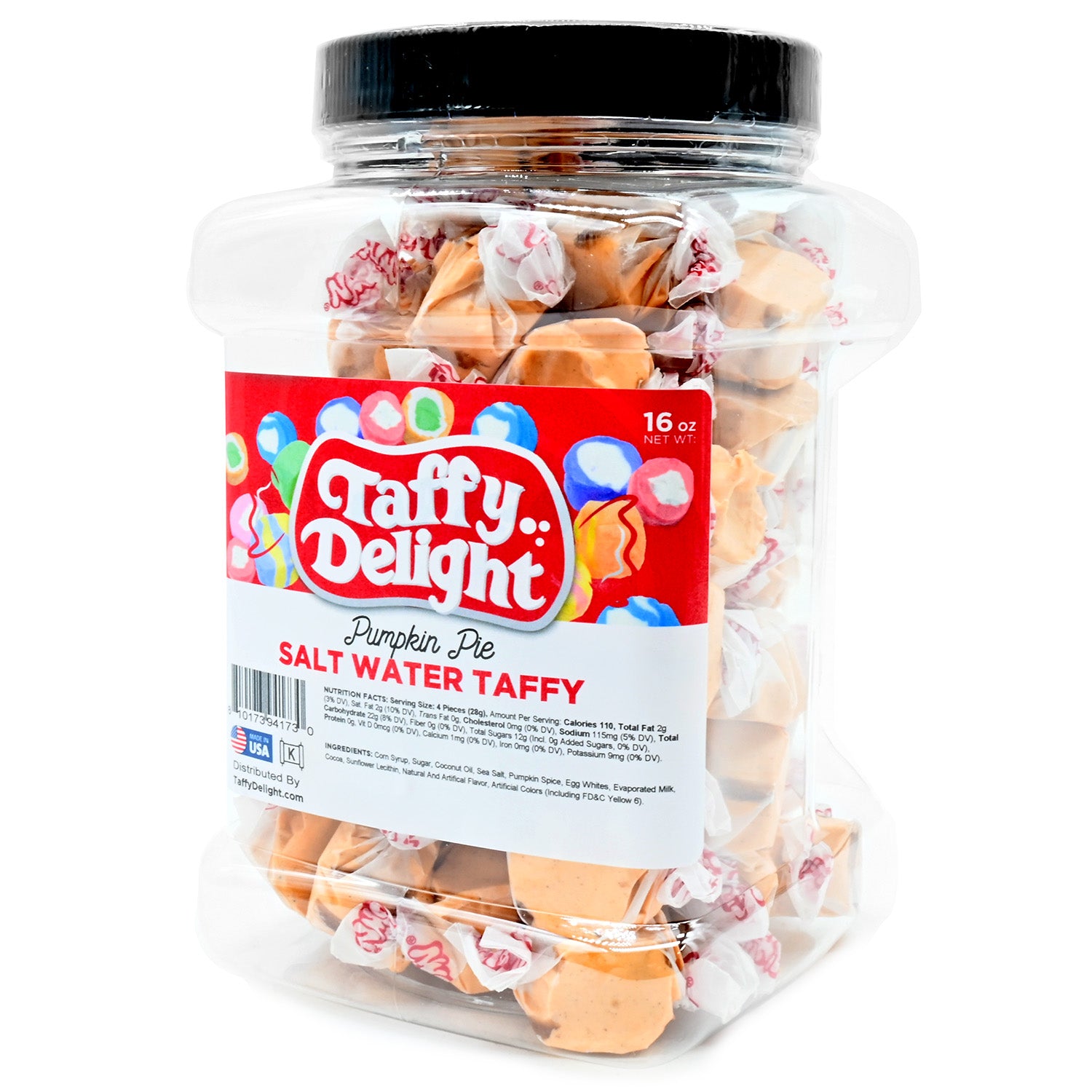 Taffy Delight Pumpkin Pie Salt Water Taffy