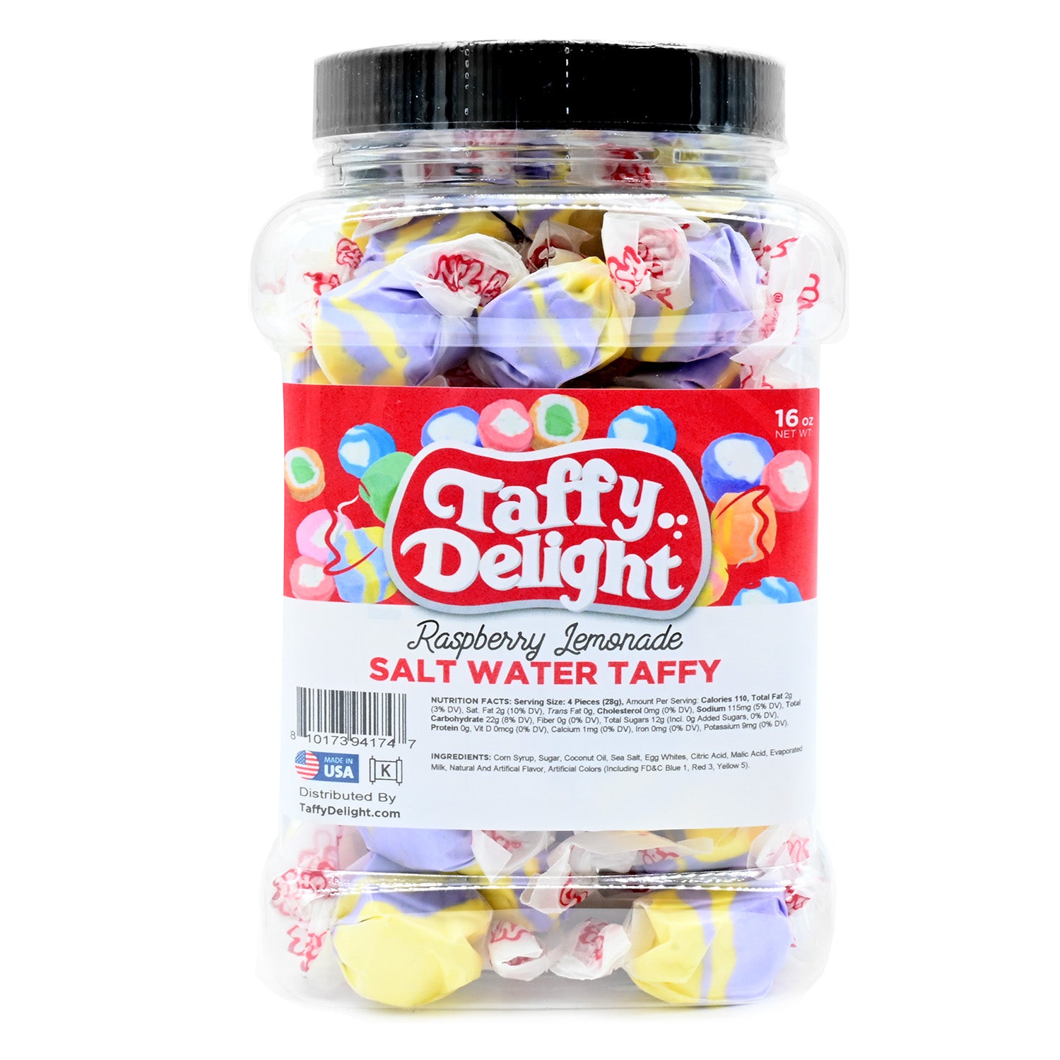 Taffy Delight Raspberry Lemonade Salt Water Taffy