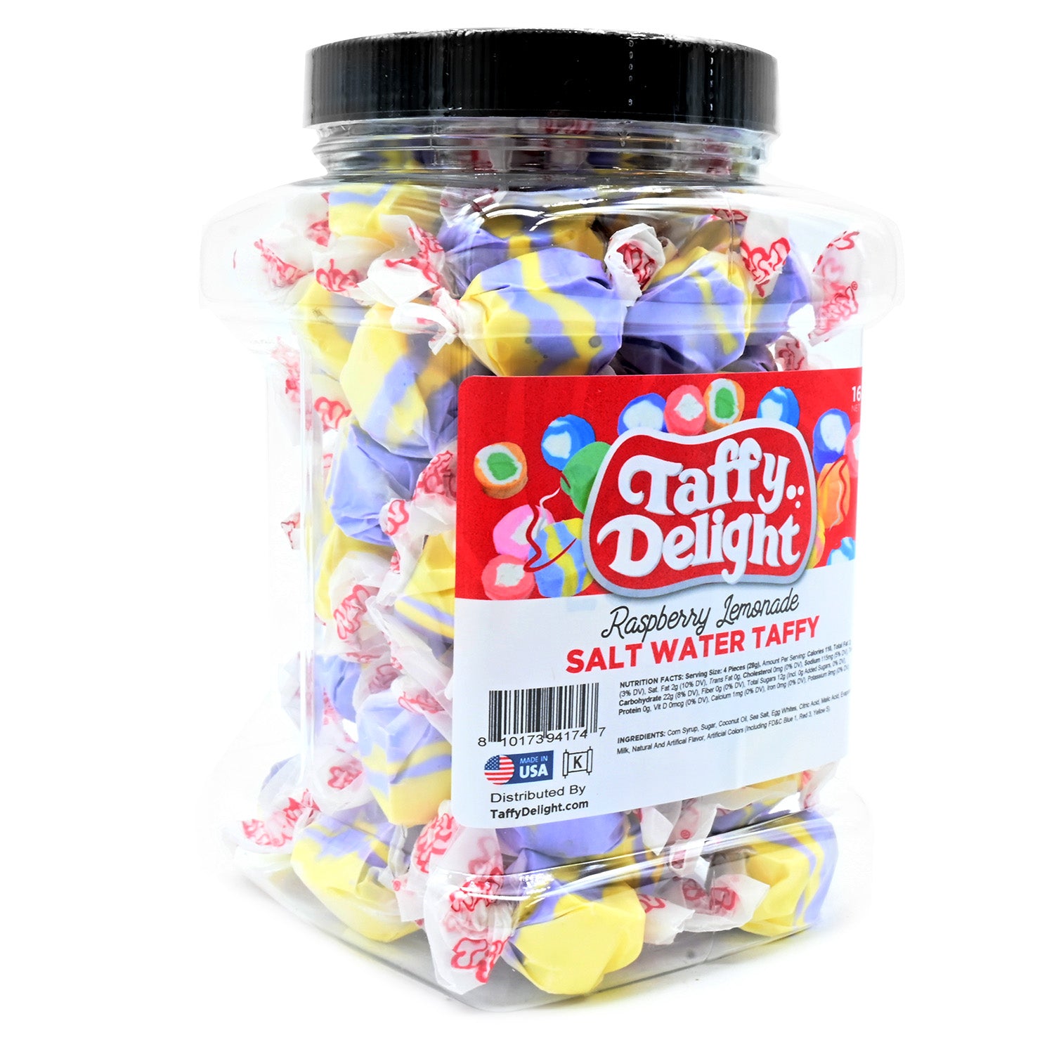 Taffy Delight Raspberry Lemonade Salt Water Taffy