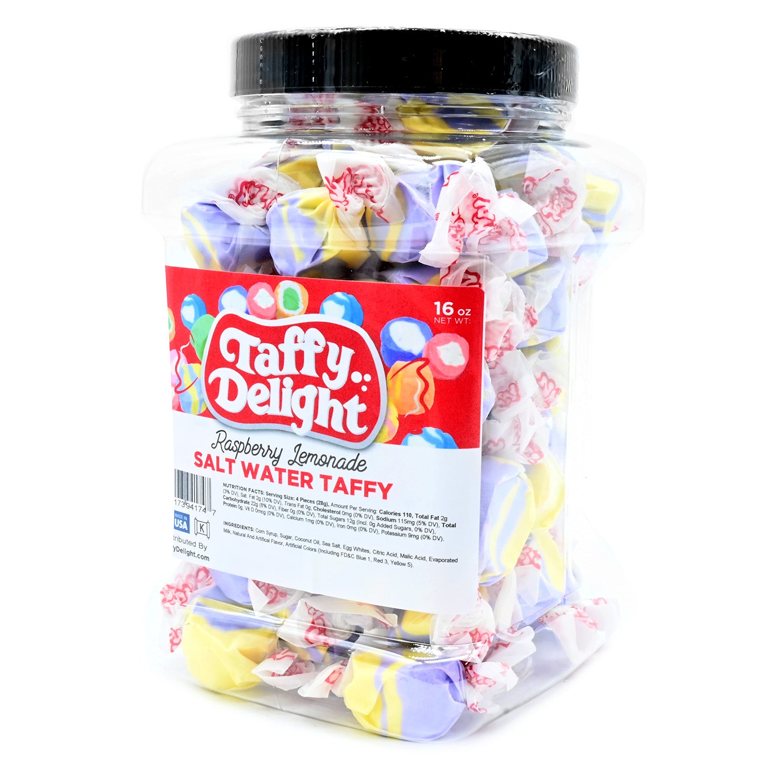 Taffy Delight Raspberry Lemonade Salt Water Taffy