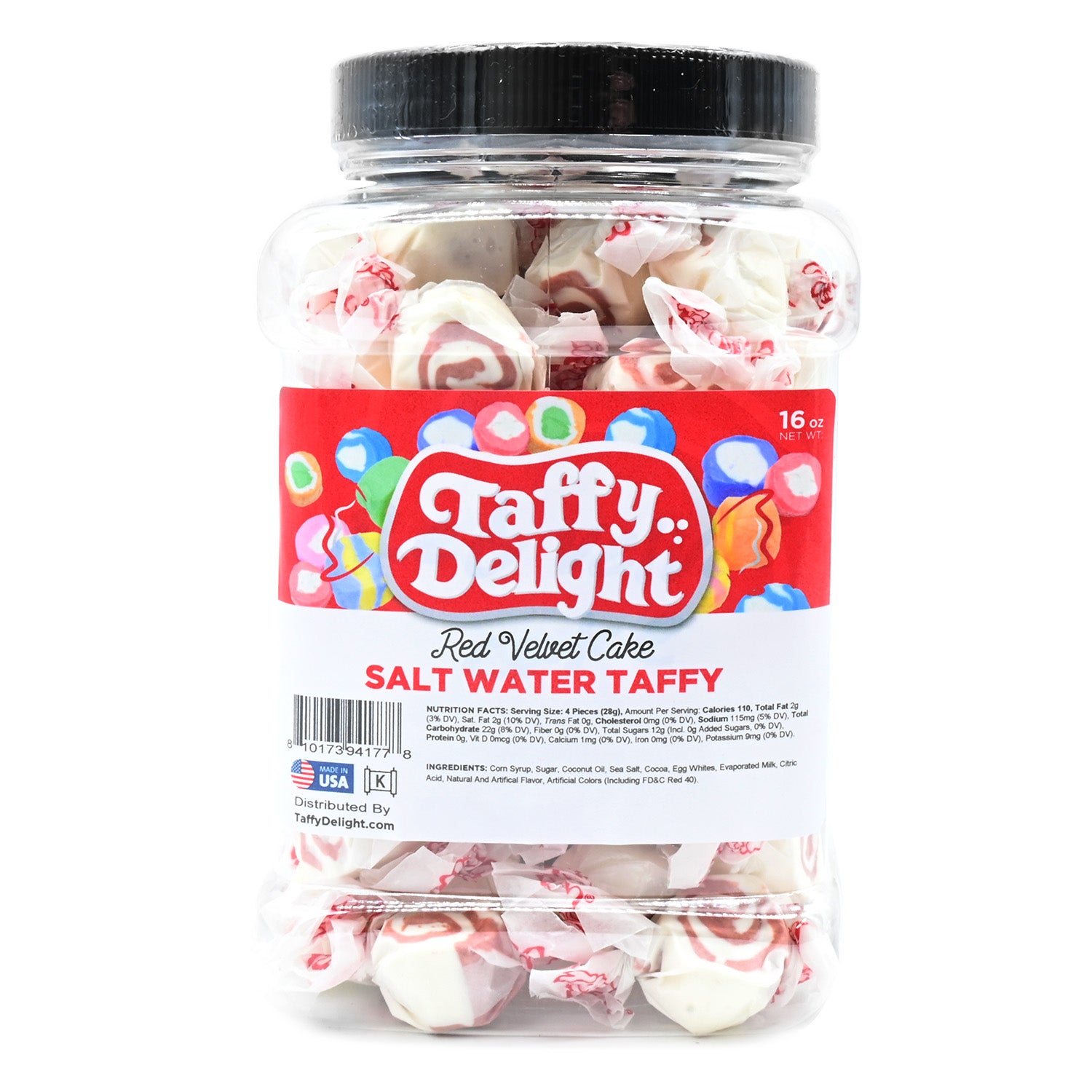 Taffy Delight Red Velvet Cake Salt Water Taffy