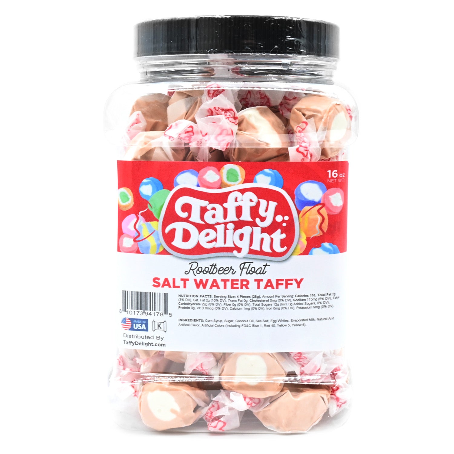 Taffy Delight Rootbeer Float Salt Water Taffy