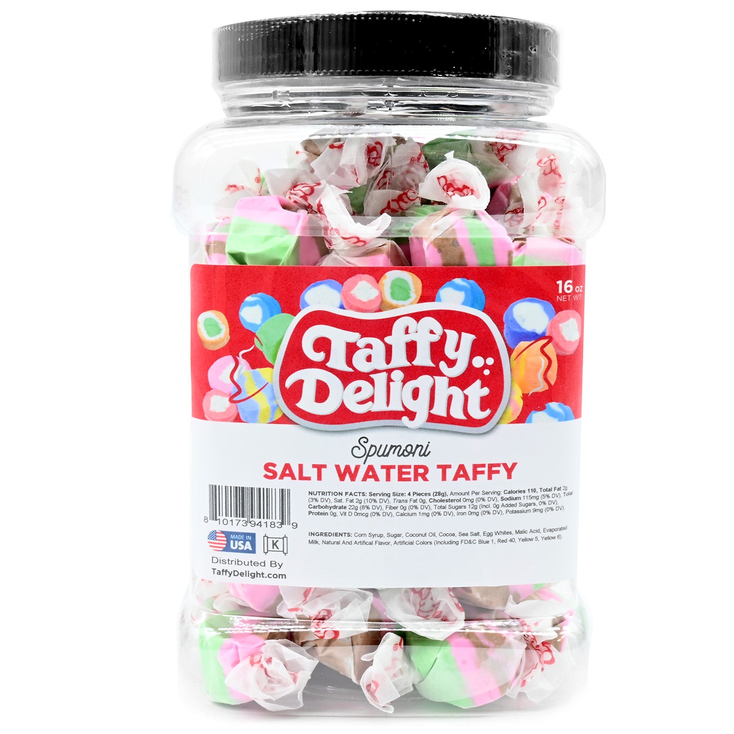 Taffy Delight Spumoni Salt Water Taffy