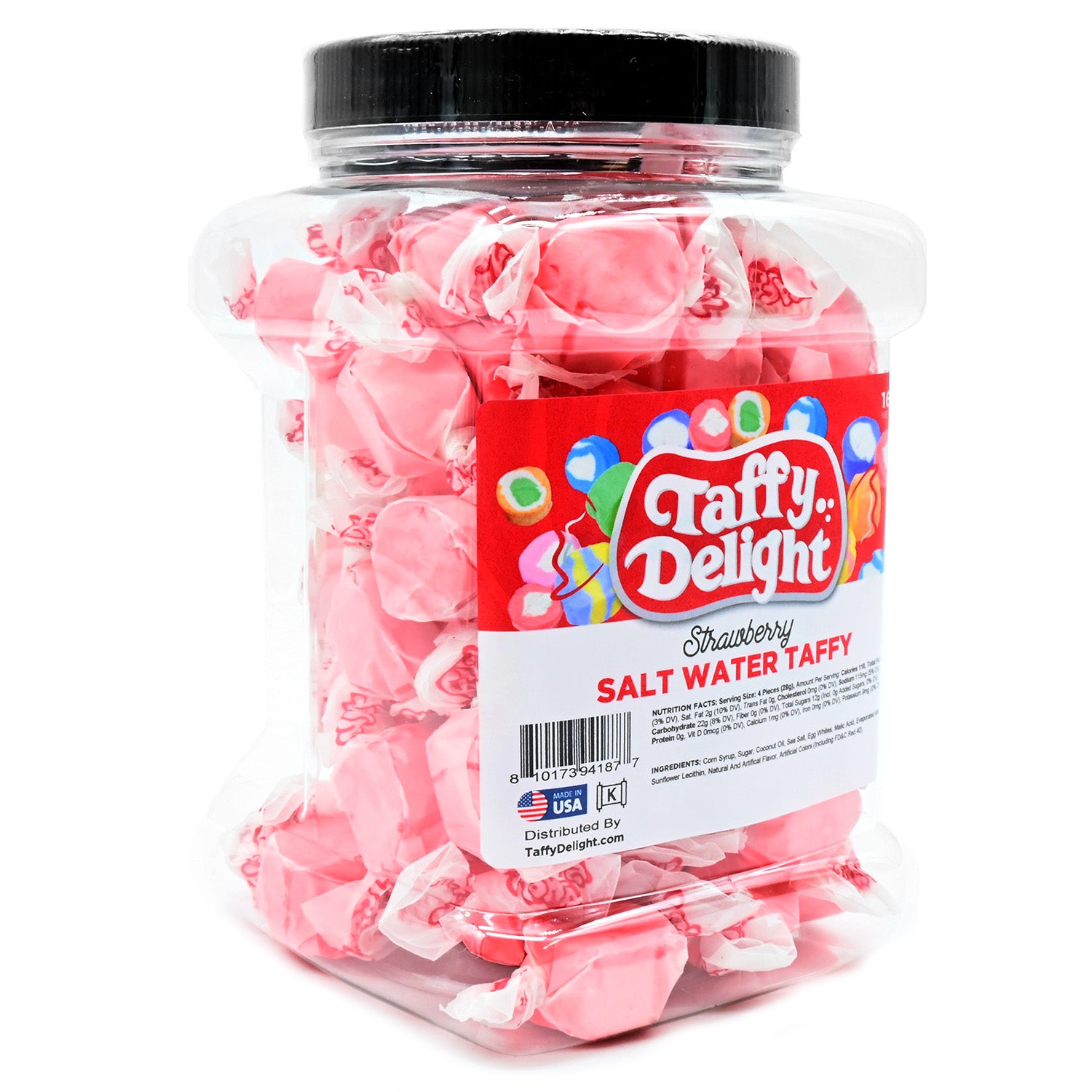 Taffy Delight Strawberry Salt Water Taffy