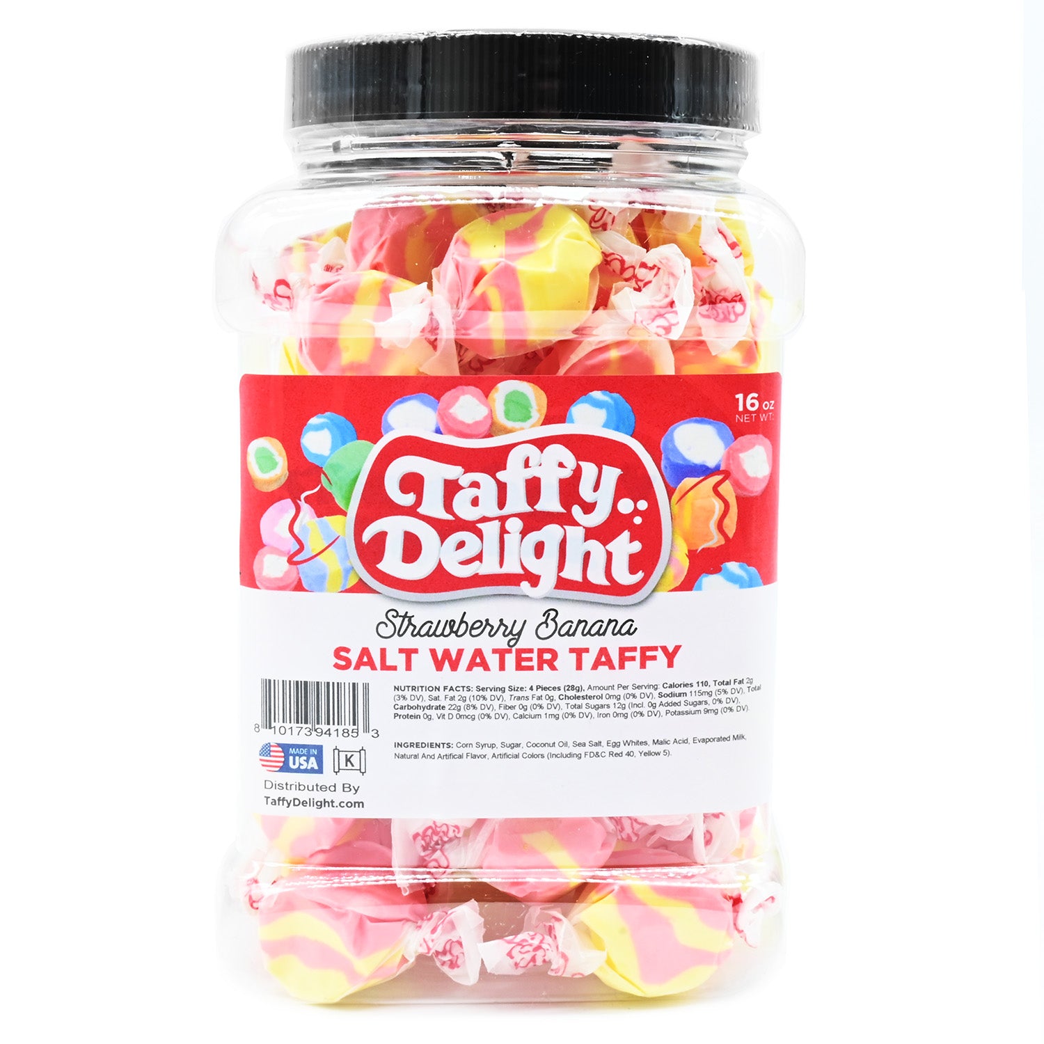 Taffy Delight Strawberry Banana Salt Water Taffy