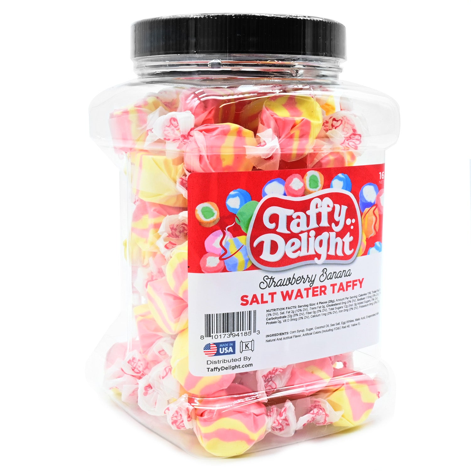 Taffy Delight Strawberry Banana Salt Water Taffy