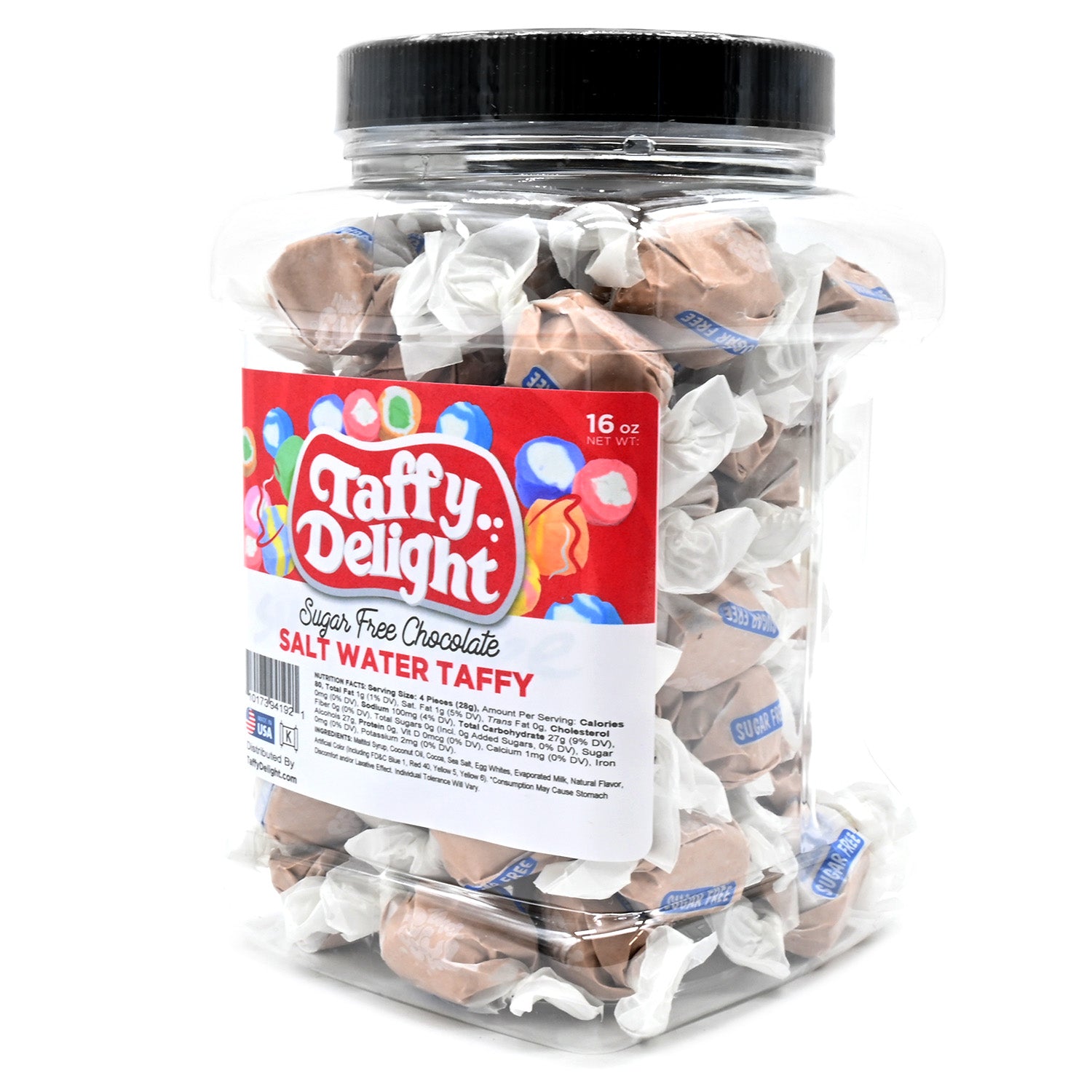 Taffy Delight Sugar Free Chocolate Salt Water Taffy