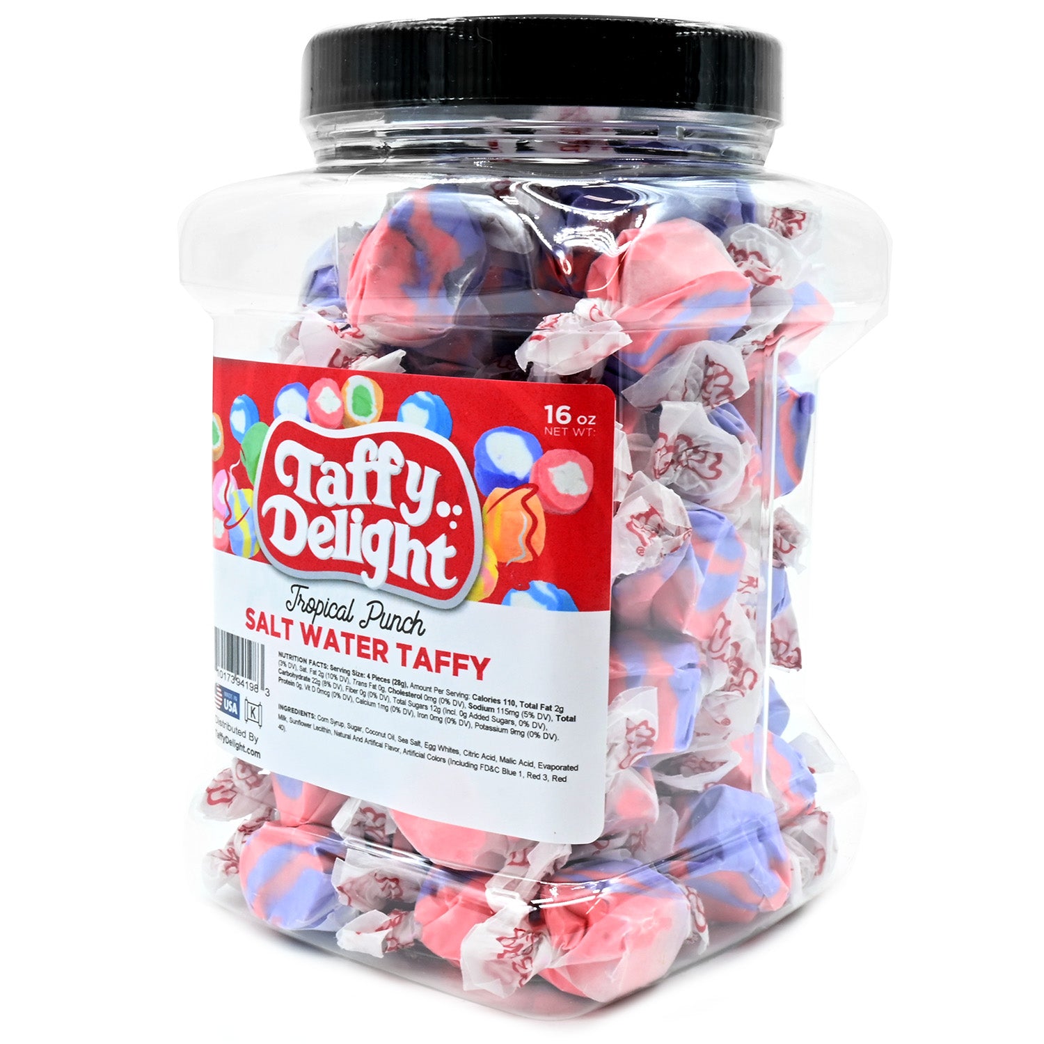 Taffy Delight Tropical Punch Salt Water Taffy